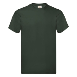 Katoenen t-shirt in verschillende kleuren 145 g/m2 Fruit Of The Loom kleur donkergroen  negende weergave