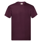 Katoenen t-shirt in verschillende kleuren 145 g/m2 Fruit Of The Loom kleur granaat  negende weergave