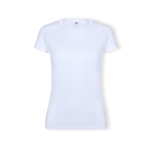 Wit t-shirt van 100% katoen 140 g/m2 voor dames Fruit Of The Loom kleur wit vijfde weergave