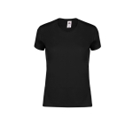 Katoenen t-shirt voor dames 150 g/m2 Fruit Of The Loom kleur zwart  negende weergave