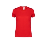 Katoenen t-shirt voor dames 150 g/m2 Fruit Of The Loom kleur rood  negende weergave