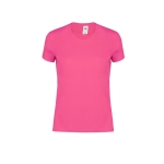 Katoenen t-shirt voor dames 150 g/m2 Fruit Of The Loom kleur fuchsia  negende weergave