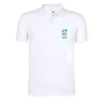 Poloshirt van 100% katoen 175 g/m2 Fruit Of The Loom met jouw bedrukking