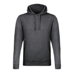 Uniseks sweatshirt van katoen en polyester 175 g/m2 MKT Landon kleur zwart  negende weergave