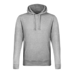 Uniseks sweatshirt van katoen en polyester 175 g/m2 MKT Landon kleur grijs  negende weergave