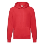 Kinder sweatshirt van katoen en polyester 240 g/m2 Fruit Of The Loom kleur rood  negende weergave