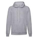 Kinder sweatshirt van katoen en polyester 240 g/m2 Fruit Of The Loom kleur grijs  negende weergave