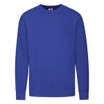 Lichtgewicht sweater van katoen/polyester 240 g/m2 Fruit Of The Loom kleur blauw  negende weergave