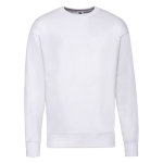 Lichtgewicht sweater van katoen/polyester 240 g/m2 Fruit Of The Loom kleur wit  negende weergave