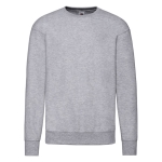 Lichtgewicht sweater van katoen/polyester 240 g/m2 Fruit Of The Loom kleur grijs  negende weergave