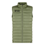 Water- en winddicht polyester bodywarmer bedrukken van RPET MKT Rostol met jouw bedrukking