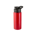 Sportfles van gerecycled aluminium met flip-top sluiting 660ml kleur rood