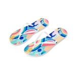 Slippers met aanpasbare sublimatiezool maat 36-39 kleur wit afbeelding met logo