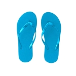 Strandslippers verkrijgbaar in diverse kleuren in maat 40-43 kleur lichtblauw eerste weergave