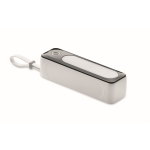 Powerbank met polsbandje, USB-kabel, type C-stekker 5.000mAh kleur wit tweede weergave