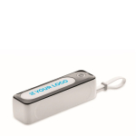 Powerbank met polsbandje, USB-kabel, type C-stekker 5.000mAh weergave met bedrukking