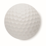 Golfbalvormige ABS-lippenbalsem met vanillesmaak SPF10 kleur wit vierde weergave