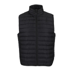 Heren bodywarmer met zijzakken SOL'S Stream 280 g/m2 kleur zwart