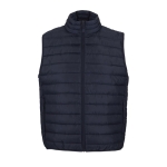 Heren bodywarmer met zijzakken SOL'S Stream 280 g/m2 kleur marineblauw