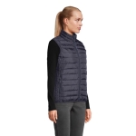 Dames bodywarmer met zijzakken SOL'S Stream 280 g/m2 kleur marineblauw derde foto weergave