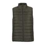 Dames bodywarmer met zijzakken SOL'S Stream 280 g/m2 kleur miliair groen