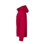 Softshell jas met hoge kraag en micropolar binnenkant 300 g/m2 kleur rood derde weergave