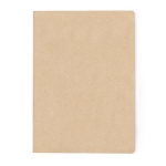 Katoenen tas met een schrijfset, kleuren en notitieboek kleur beige vijfde weergave