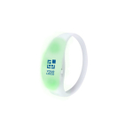 Siliconen armband met muziekgevoelige LED-verlichting met jouw bedrukking