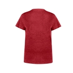 T-shirt voor vrouwen van gerecycled katoen en RPET 150 g/m2 kleur rood vierde weergave