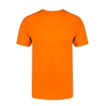 Unisex T-shirt van 100% gekamd katoen Ring Spun 160 g/m2 kleur oranje  negende weergave