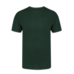 Unisex T-shirt van 100% gekamd katoen Ring Spun 160 g/m2 kleur donkergroen  negende weergave