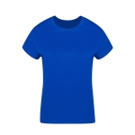 Dames T-shirt van 100% gekamd katoen Ring Spun 160 g/m2 kleur blauw  negende weergave