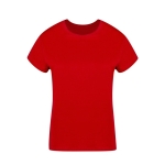 Dames T-shirt van 100% gekamd katoen Ring Spun 160 g/m2 kleur rood  negende weergave