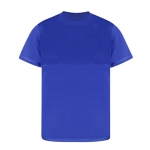 Sportshirt van 100% polyester met dubbele tint 140 g/m2 kleur blauw  negende weergave