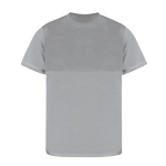 Sportshirt van 100% polyester met dubbele tint 140 g/m2 kleur grijs  negende weergave