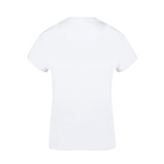 Wit dames T-shirt met ronde hals van 100% katoen 160 g/m2 kleur wit tweede weergave