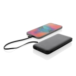 Powerbank met stroomindicatoren en type C-kabel 10.000 mAh kleur zwart derde weergave