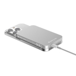 Magnetische Powerbank met ultrasnel opladen en 5.000 mAh magneet kleur zilver tiende weergave