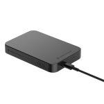 Powerbank met magneet voor mobiele telefoon en type C poort 10.000 mAh kleur zwart negende weergave