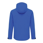 Softshell herenjas, casual fit, 300 g/m2 Iqoniq kleur koningsblauw weergave met logo