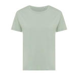 Dames T-shirt van gerecycled katoen, slim fit, 160 g/m2 Iqoniq kleur olijfgroen tweede weergave