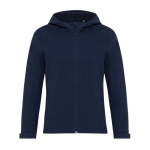 Softshell damesjas, casual fit, 300 g/m2 Iqoniq kleur marineblauw tweede weergave