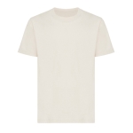 Unisex T-shirt van gerecycled katoen, slim fit, 160 g/m2 Iqoniq kleur naturel tweede weergave