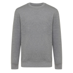 Unisex sweater van gerecycled katoen, slim fit, 280 g/m2 Iqoniq kleur taupe grijs