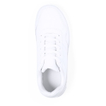 Witte polyester sneakers met bijpassende veters maat 36 kleur wit  negende weergave