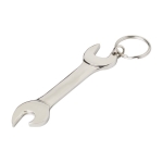 Metalen sleutelhanger met flesopener kleur zilver tweede weergave