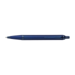 Monochrome metalen pen met klikknop en blauwe inkt Parker kleur blauw eerste weergave