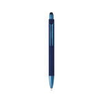 Luxe pen met matte afwerking en glanzende verf, blauwe inkt kleur blauw met jouw bedrukking