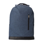 Antidiefstal RPET laptoprugzak met band 15 inch kleur blauw eerste weergave