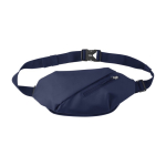 Waterafstotende polyester schoudertas met verstelbare riem kleur blauw eerste weergave